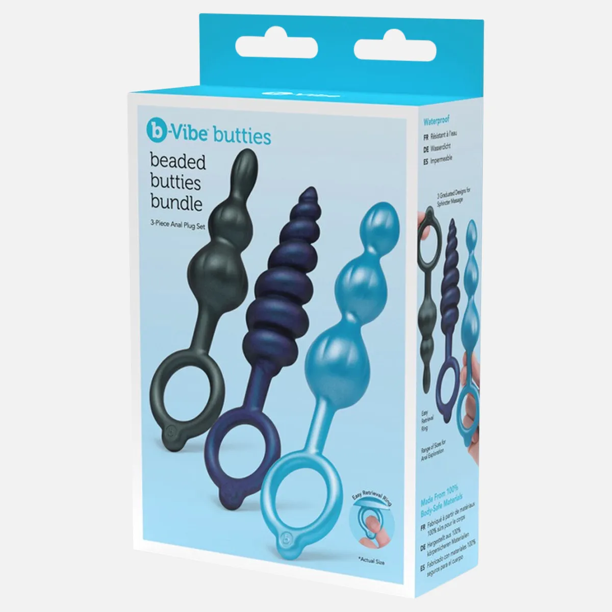 Butties Beaded Anal Plug Bundle - 3 Pack