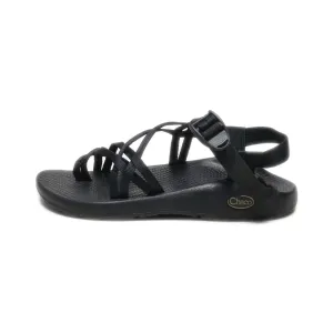 Chaco Flat Sandals Fabric Black Colour For Women