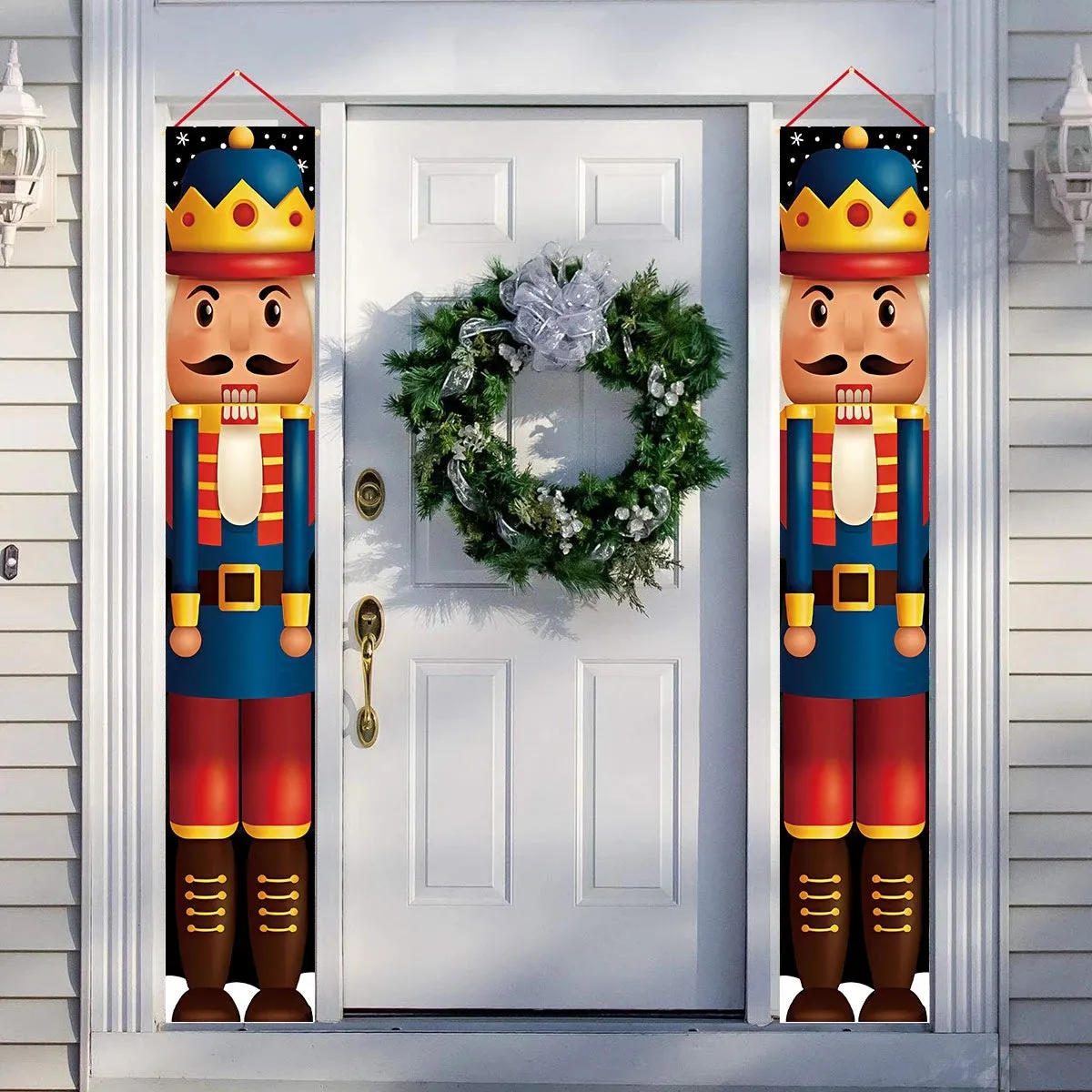 Christmas and New Year Door Banner Decoration