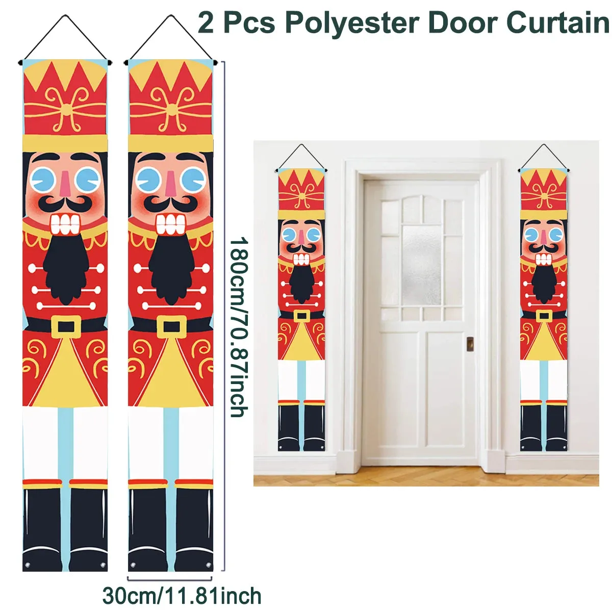 Christmas and New Year Door Banner Decoration