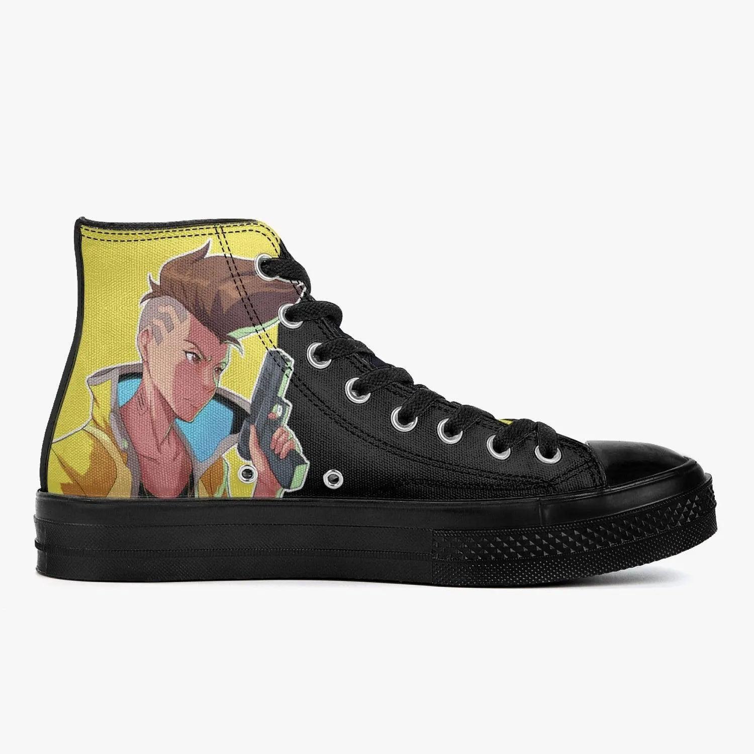 Cyberpunk Edgerunners David A-Star High Anime Shoes