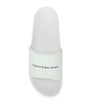 Norwich Monogram Slides White