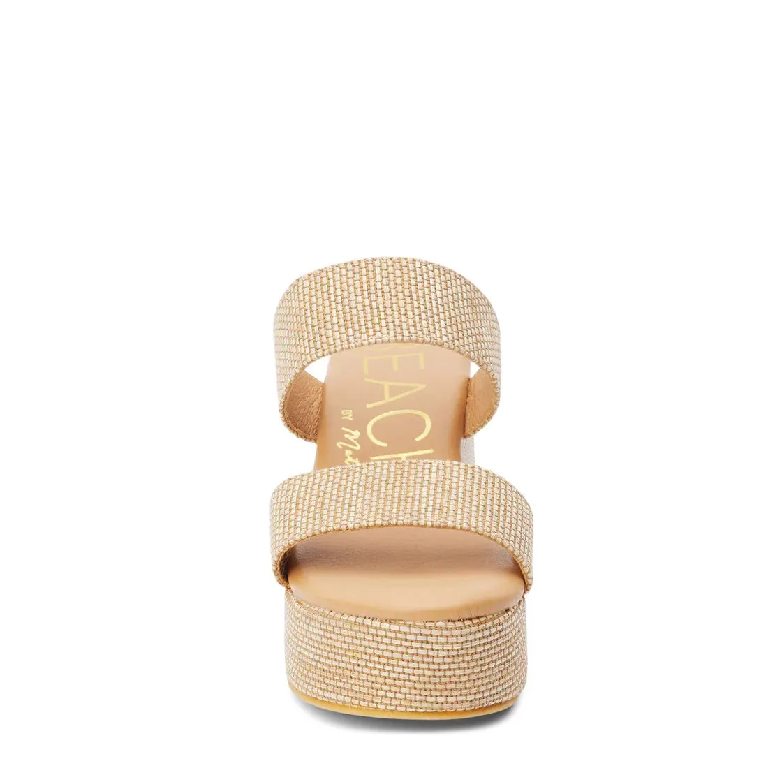 Ocean Ave Platform Sandal-Natural