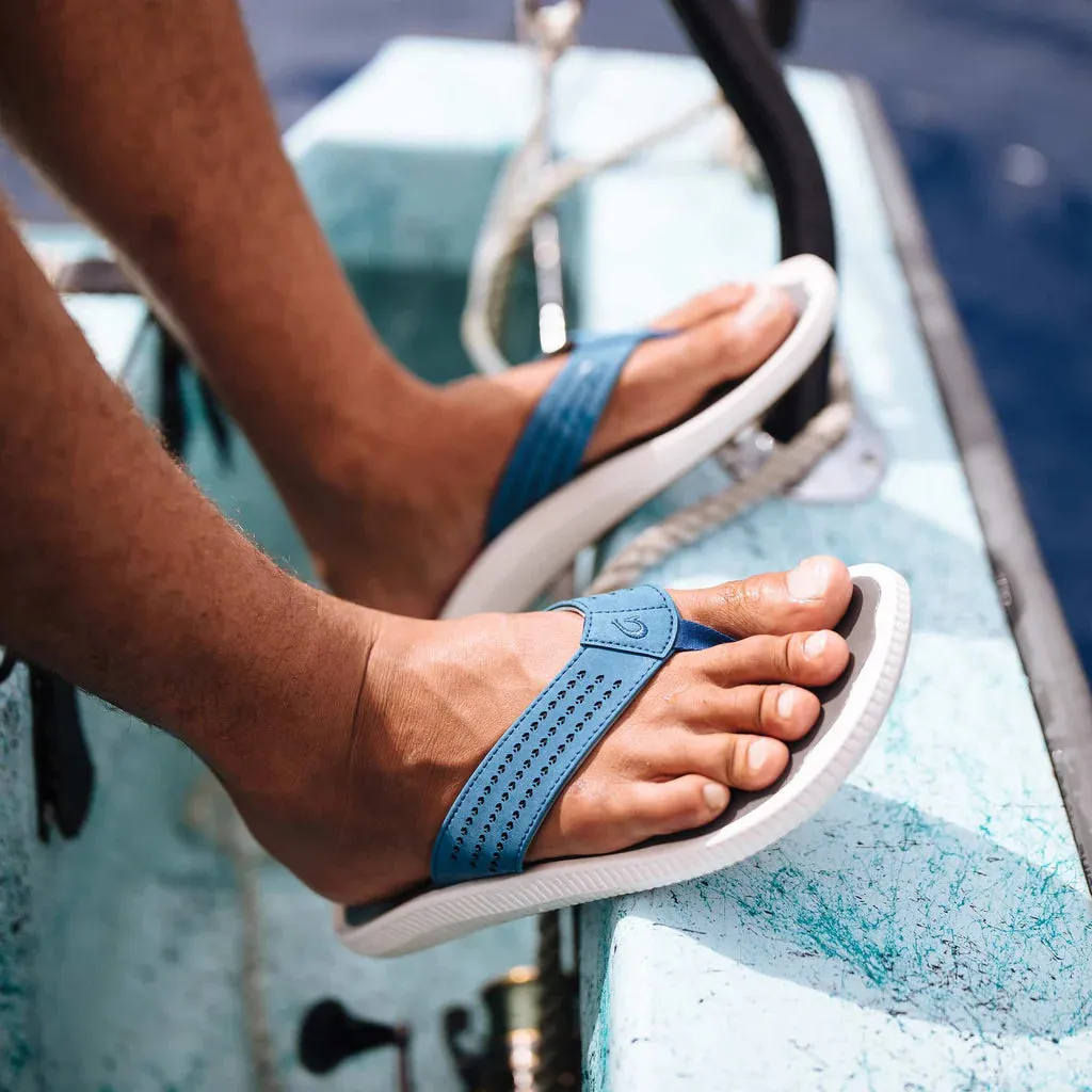 OluKai Ulele Mens Blue Depth / Charcoal