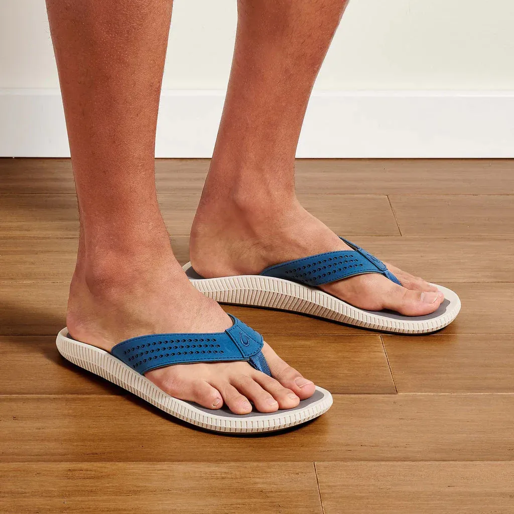 OluKai Ulele Mens Blue Depth / Charcoal